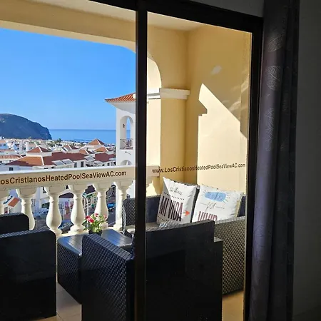 Lägenhet Cristianos Heated Pool Sea View Ac *