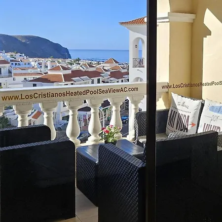 Apartamento Cristianos Heated Pool Sea View Ac Los Cristianos (Tenerife)