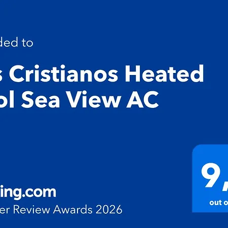 Cristianos Heated Pool Sea View Ac *